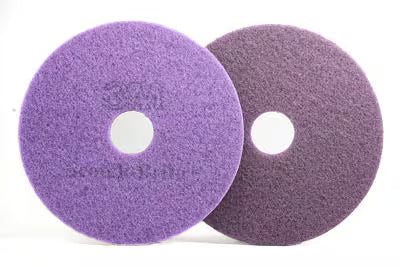 Scotch-Brite™ Diamanten Vloerpads, Paars, 685 mm, 5/Doos