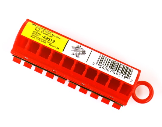 3M™ ScotchCode™ SDR-0/9 Cable Marking Refill Rolls, Numbers 0-9, 10x Retail Packaging