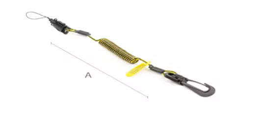 3M™ DBI-SALA® Tool Fall Protection Clip2Loop Coil Tether for Tools, 10 pieces, 1500060