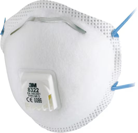 3M™ Stofmasker, FFP2, met ventiel, 8322