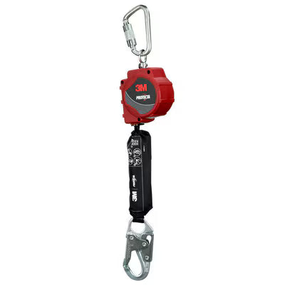 3M™ Protecta® Zelfintrekbare lijn, Webbing, karabijnhaak, snaphook, 11 ft, 3,4 m, 3100647