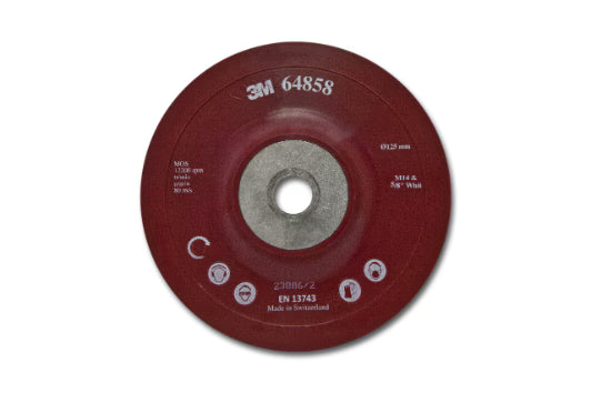 3M™ Flat Fiber Disc Back-up Pad, 125 mm, Formable