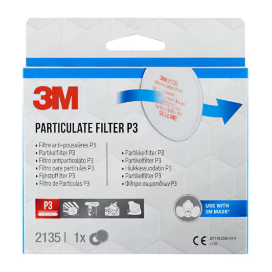 3M™ Particulate Filter 2135, P3, 1 pair/pack