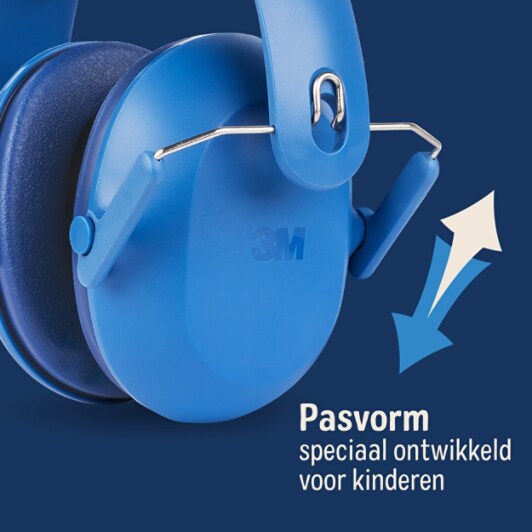 3M™ Gehoorbeschermende oorkappen voor kinderen PKIDSB-BLU-E, blauw (87-98 dB)