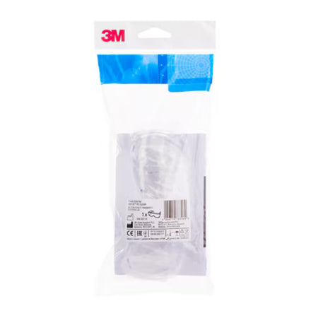 3M™ Overzetveiligheidsbrillen voor bezoekers, heldere lens, 71448-00001, 20/doos