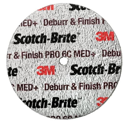 Scotch-Brite™ Deburr and Finish Pro Unitized Wiel DP-UW, 50 mm x 6,35 mm x 6,35 mm, 6C MED+