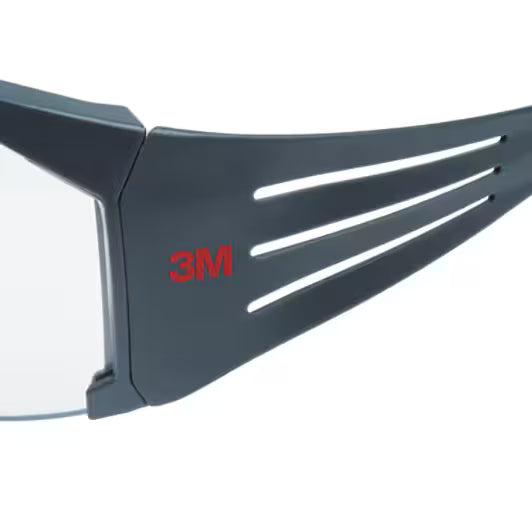 3M™ SecureFit™ 600 Veiligheidsbril, grijs montuur, Rugged Anti-Scratch (K), heldere lens, SF601RAS-EU, 20/doos