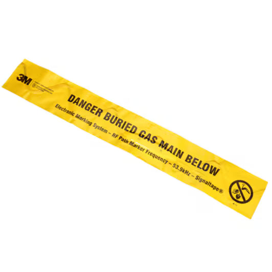 3M™ EMS Warning Tape (Electronic Marking System) 7905-XT, yellow, 152 mm, gas, 152 m, 1 box/pack