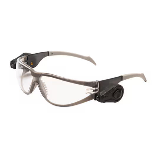 3M™ LED Light Vision™ Safety Glasses, anti-scratch/anti-fog, clear lens, 11356-00000, 20/box