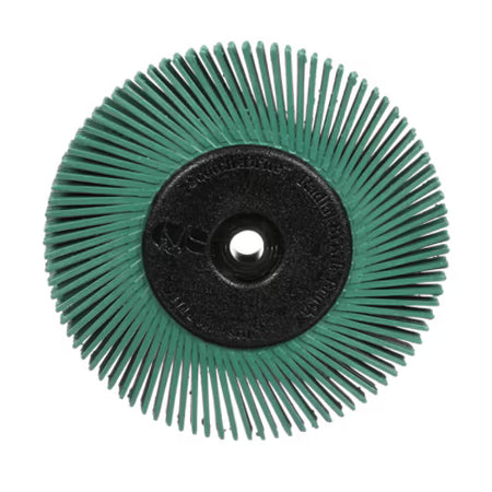 Scotch-Brite™ Radial Bristle Brush BB-ZB with adapter, Type A, 152 mm x 12.7 mm x 25.4 mm, P50