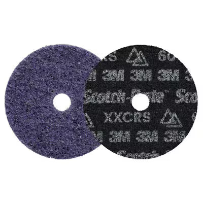Scotch-Brite™ Precision Heavy Duty Surface Conditioning-schijf, HD-DH, X-Extra Coarse 60+, 102 mm x 16 mm, 100 ea/Case