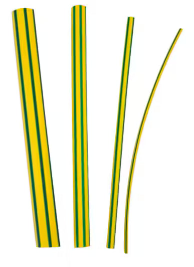 3M™ SFTW-202A Dunwandige Krimpkous, Geel-Groen, 38/19 mm, 50 m