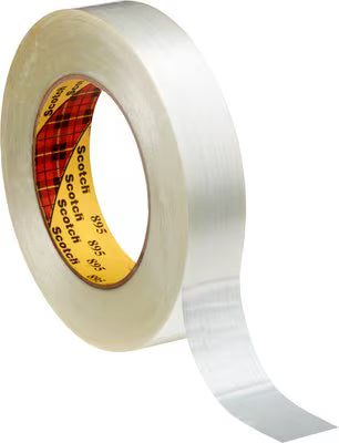 Scotch® Vezelversterkte tape 895, Transparant, 12 mm x 50 m, 0.15 mm