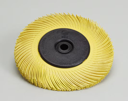 Scotch-Brite™ Radial Bristle Brush BB-ZB with adapter, Type A, 152 mm x 12.7 mm x 25.4 mm, P36
