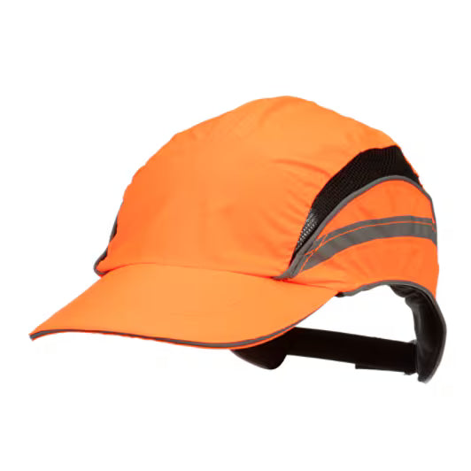 3M™ First Base™ 3 Stootpet 2021875, Classic, hi-viz, oranje, standaardklep, 70 mm, aangepast