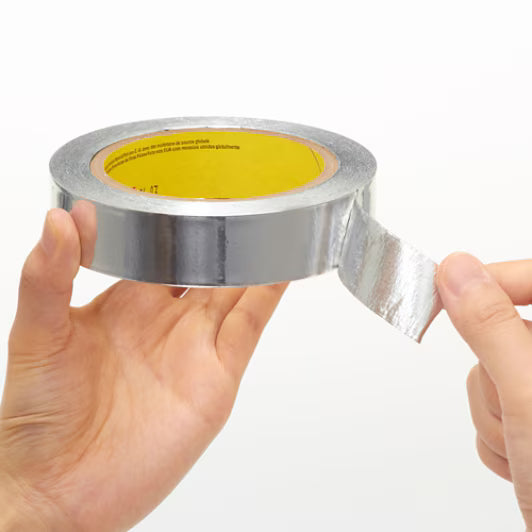 3M™ Aluminium Tape 431, Zilver, 75 mm x 55 m, 0.08 mm