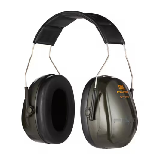 3M™ PELTOR™ Optime™ II Gehoorkap H520A, SNR-waarde 31 dB, groen