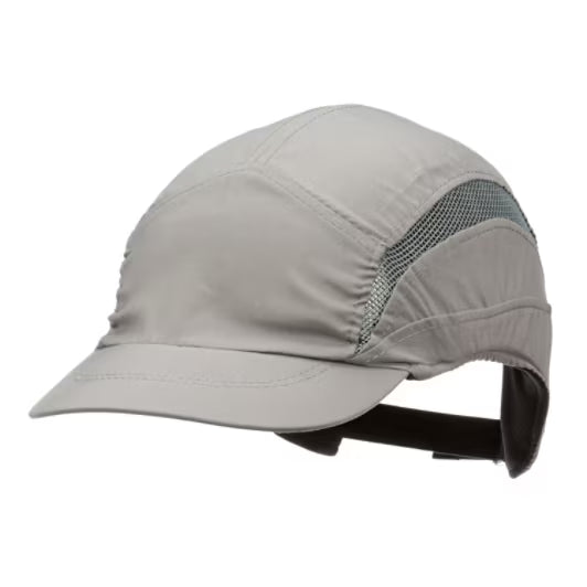 3M™ First Base™ 3 Stootpet 2030607, Classic, grijs, korte klep, 55 mm, aangepast