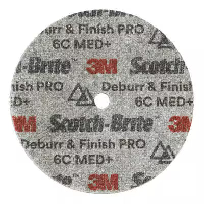 Scotch-Brite™ Deburr and Finish PRO Unitized Wheel DP-UW, 152 mm x 12.7 mm x 25.4 mm, 6C MED+, 4 WL