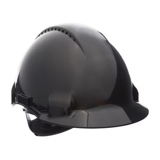 3M™ Veiligheidshelm, Uvicator, ratelverstelling, ventilatie, kunststof zweetband, zwart, G3000NUV-SV