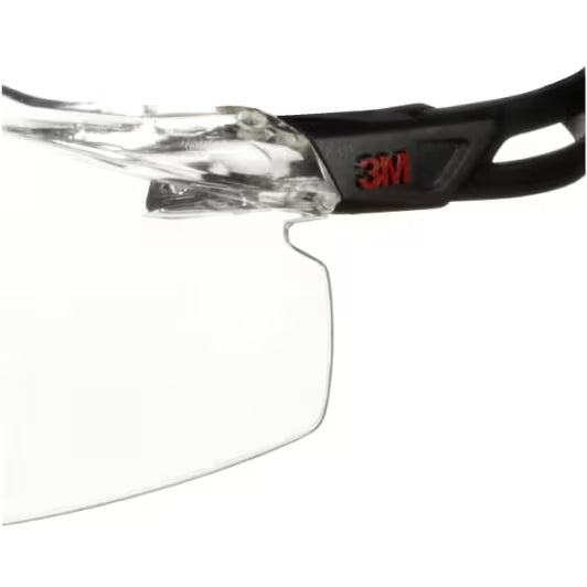 3M™ SecureFit™ 500 Veiligheidsbril, zwart montuur, antikras/anticondens, heldere lenzen, SF501AF-BLK-EU, 20/doos