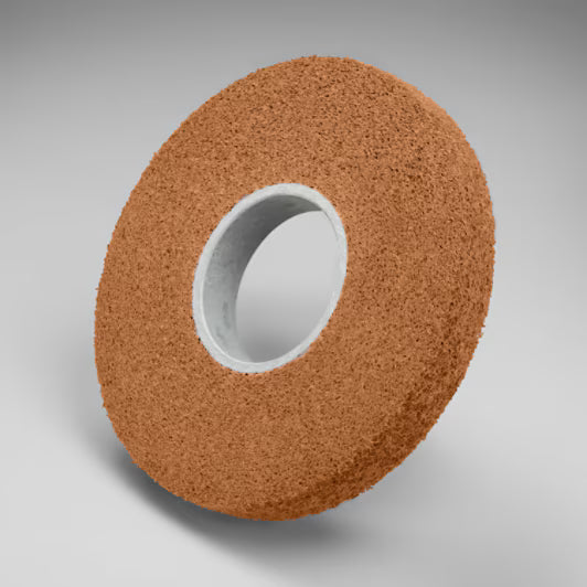 Scotch-Brite™ Cut &amp; Polish Wheel CP-WL, 203 mm x 50 mm x 76 mm, 7A MED