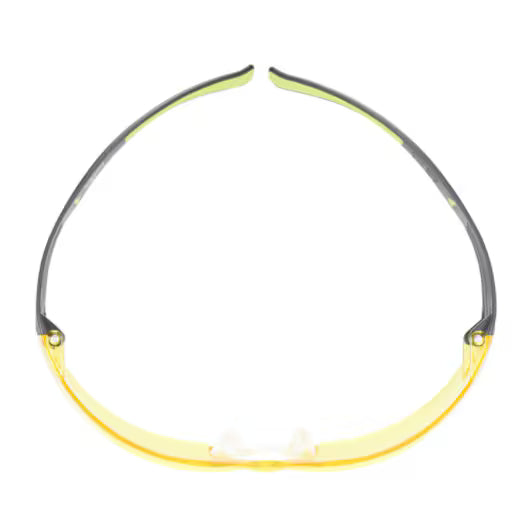 3M™ SecureFit™ 400 Veiligheidsbril, zwart/groen montuur, antikras/anticondens, amberkleurige lenzen, SF403AS/AF-EU
