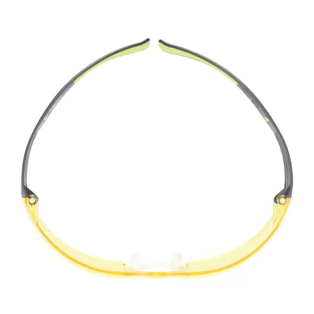 3M™ SecureFit™ 400 Veiligheidsbril, zwart/groen montuur, antikras/anticondens, amberkleurige lenzen, SF403AS/AF-EU