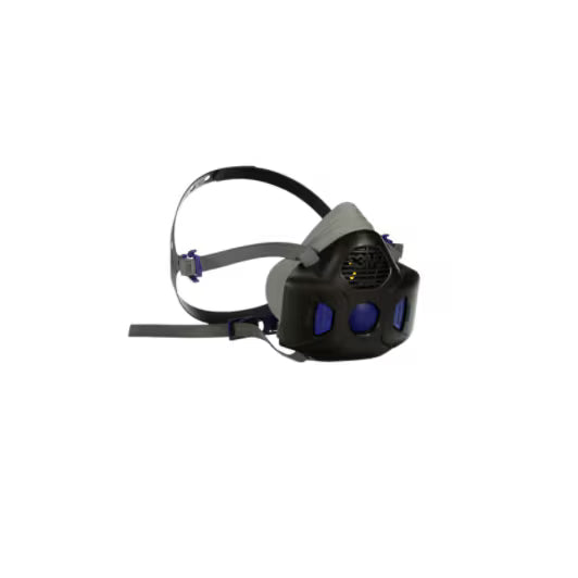 3M™ Secure Click™ Herbruikbaar halfgelaatsmasker met spraakmembraan, small, HF-801SD