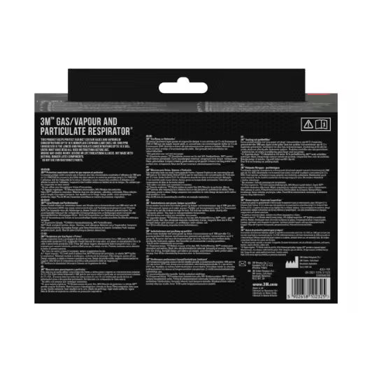 3M™ Maintenance Free Half Mask Respirator, 4255+, FFA2P3R D Filters, 1/Pack