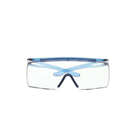 3M™ SecureFit™ 3700 Over-the-glasses Safety Glasses, Blue Springs, Anti-Fog+ (K), Clear Lens, SF3701ASP-BLU-EU, 20/box