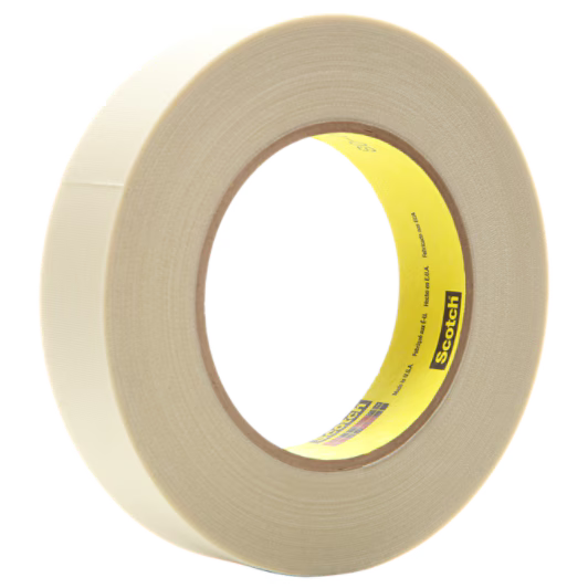 3M™ Glasvezelversterkte Tape 361, Wit, 610 mm x 55 m, 0.17 mm