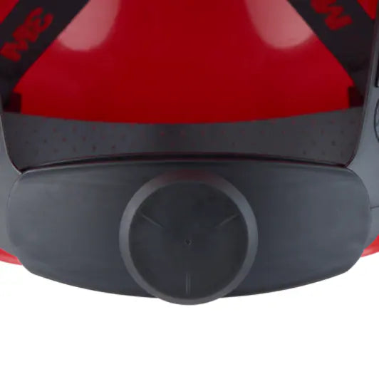 3M™ Veiligheidshelm, ratelverstelling, ventilatie, kunststof zweetband, rood, H700N-RD