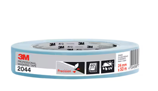 3M™ Professionele afplaktape 2044, 24 mm x 50 m, 1 rol/verpakking