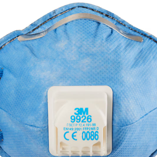 3M™ Speciaal stofmasker, FFP2, met ventiel, 9926