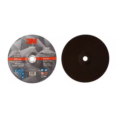 3M™ Silver Doorslijpschijf, T42, 230 mm x 2.5 mm x 22.23 mm