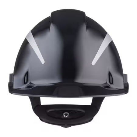 3M™ Veiligheidshelm, Uvicator, ratelverstelling, ventilatie, reflecterend, kunststof zweetband, zwart, G3000NUV-R-SV