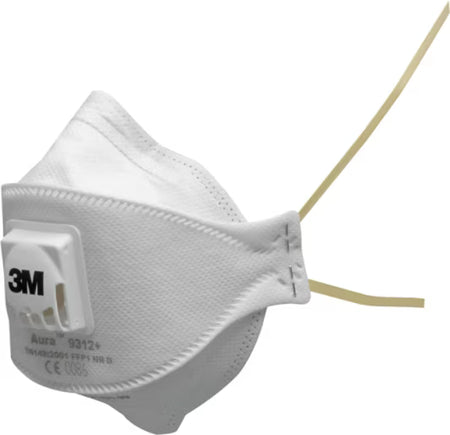 3M™ Aura™ Stofmasker, FFP1, met ventiel, 9312+