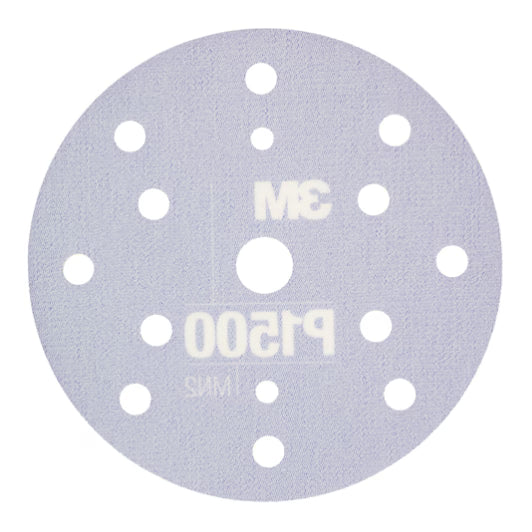 3M™ Hookit™ Flexibele Schuurschijf 270J, 150 mm, 15 gaten, P1500, 34423
