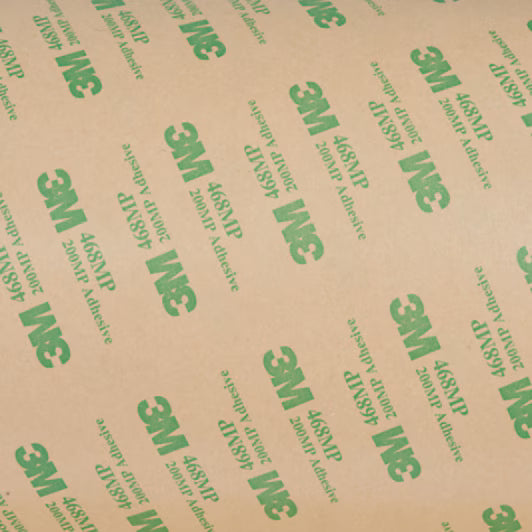 3M™ Transfer Tape 468MP, Transparant, 610 mm x 165 m, 0.13 mm