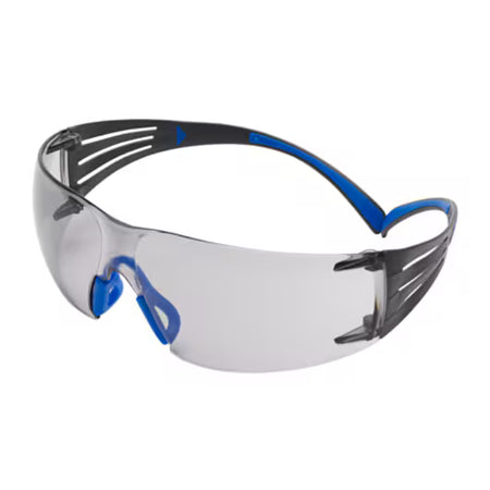 3M™ SecureFit™ 400 Veiligheidsbril, blauw/grijs montuur, Scotchgard™ condenswerende en krasbestendige coating (K&N), grijze lenzen voor binnen en buiten, SF407SGAF-BLU-EU