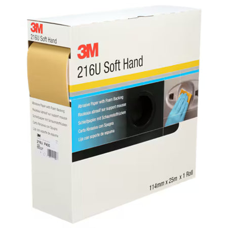 3M™ Soft Hand schuurrol 216U, 114 mm x 25 m, P400, 50337