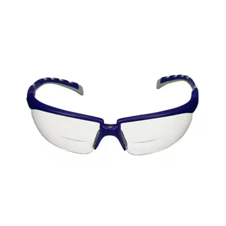 3M™ Solus™ 2000 Veiligheidsbril, blauw/grijze veren, anticondens/antikras, leesbril +1.5, heldere lenzen, S2015AF-BLU, 20/doos