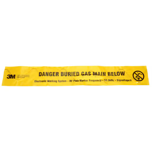3M™ EMS-waarschuwingstape (Electronic Marking System) 7905-XT, geel, 152 mm, gas, 152 m, 1 doos/verpakking