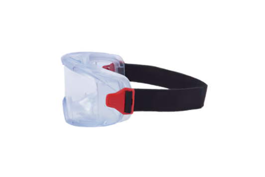 3M™ GoggleGear™ Wide-Vision Goggles 3000 Series, PVC Frame, Clear AF Lens, Fabric Strap, GG3001-AF EU
