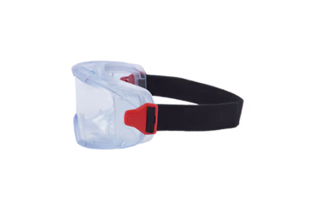 3M™ GoggleGear™ Wide-Vision Goggles 3000 Series, PVC Frame, Clear AF Lens, Fabric Strap, GG3001-AF EU