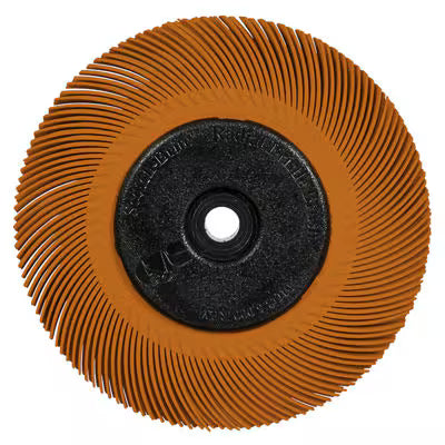 Scotch-Brite™ Radial Precision Brush, PN-RB, 80+, 152.4 mm x 11.113 mm x 25.4 mm (6 inch x 7/16 inch x 1 inch), Type C, with adapter