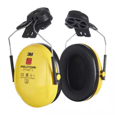 3M™ PELTOR™ Optime™ I Hearing Protectors, Yellow, Helmet Mount, H510P3E-405-GU