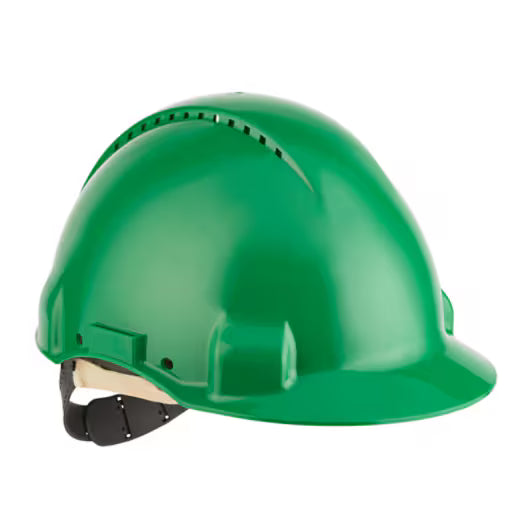 3M™ Veiligheidshelm, Uvicator, pinlock, ventilatie, leren zweetband, groen, G3000DUV-GP