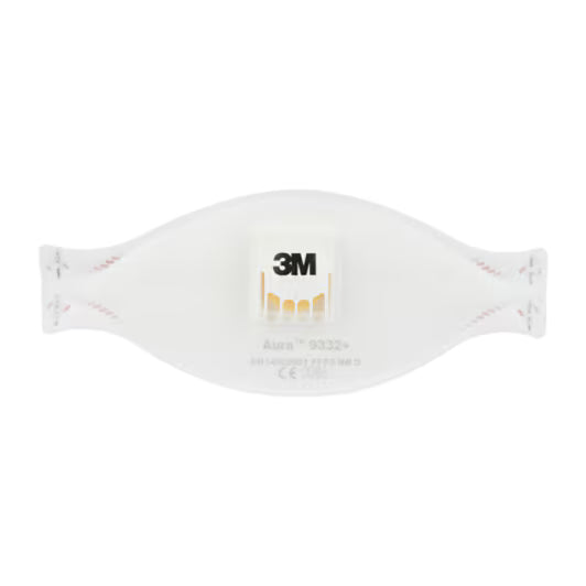 3M™ Aura™ Stofmasker, FFP3, met ventiel, bulk, 9332+